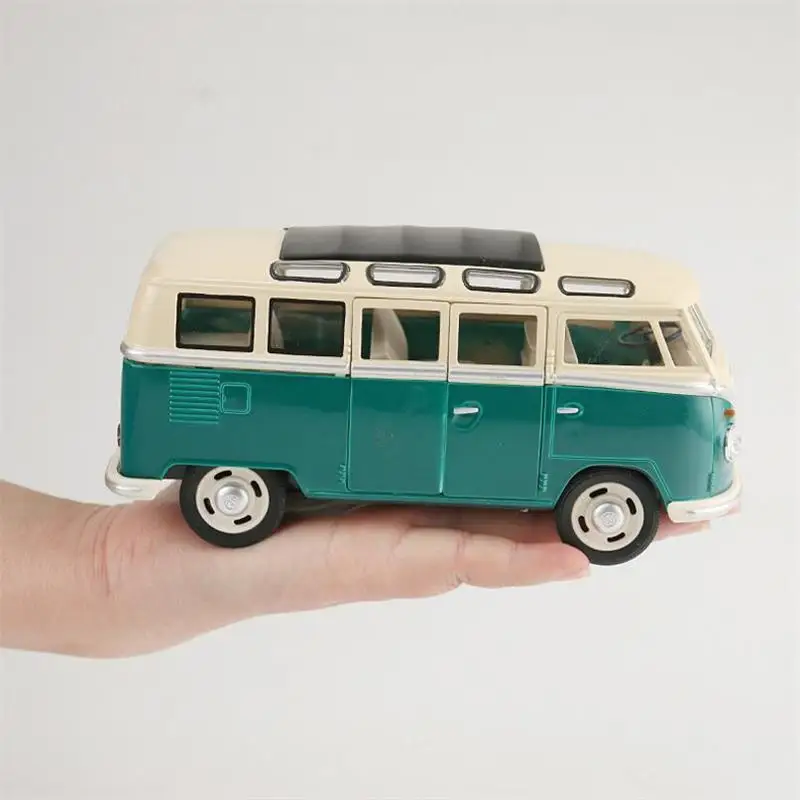 Высокая модель моделирования 1:24 сплав литья под давлением Классический автобус