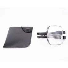 Складные очки для чтения прочность с Case Small Винтаж Для мужчин читатели гибкие женские из металла мини Читать очки коробка