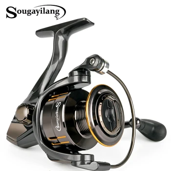 

Sougayilang 2000-5000 Series Spinning Fishing Reel 13+1BB High Quality Right Left Hand Interchangeable Fishing Coil Wheel