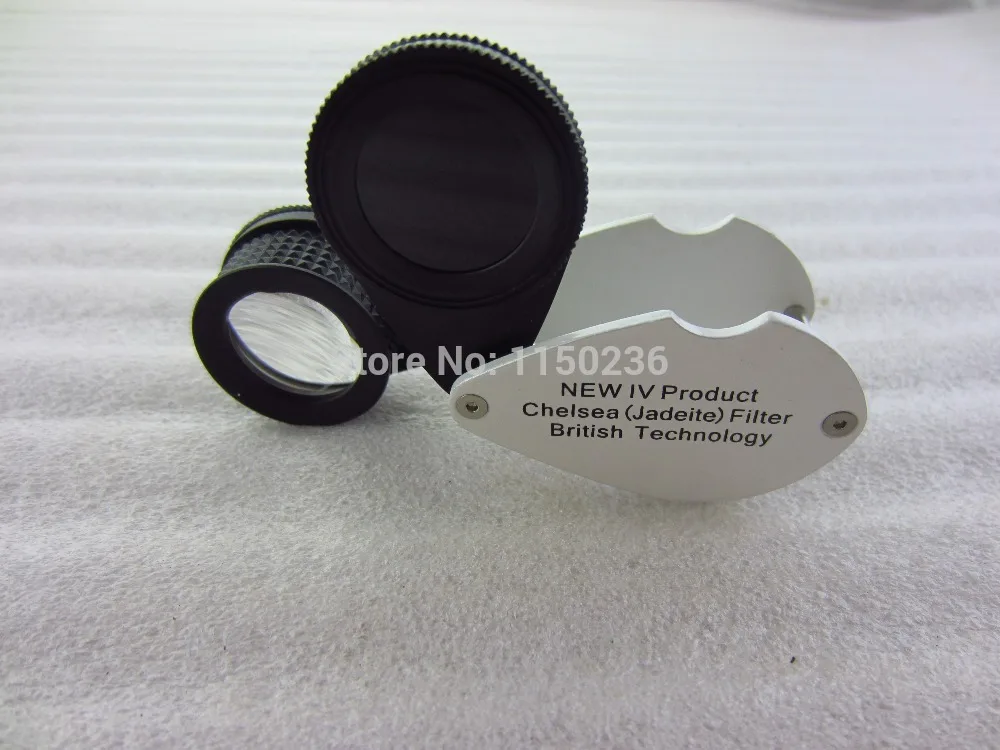 Trasporto Libero Dei Monili Filtraggio Filtro Occhiali & Colore Lente, Giadeite Lente Di Ingrandimento, Gems & Giade Magnifier Acromatico Blemi, Gioie