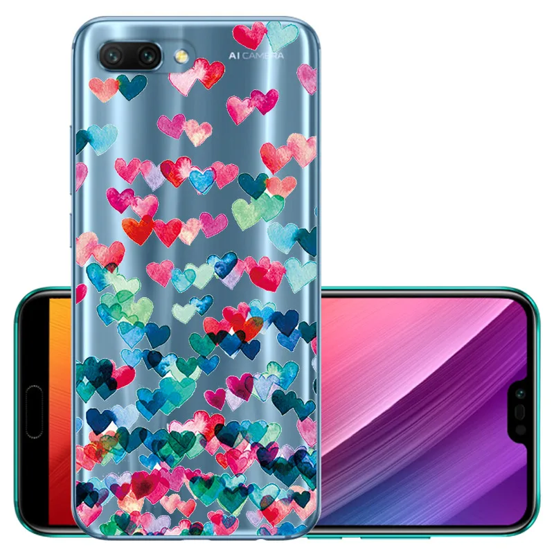 CROWNPRO Funda для huawei Honor 10 чехол s Силиконовый ТПУ для Honor10 5,8" мягкая задняя крышка прозрачный для huawei Honor 10 чехол для телефона TPU - Цвет: MTX