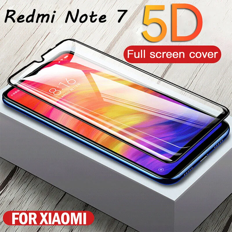 9D защита экрана из закаленного стекла для Xiaomi Redmi Note 7 5 5A Redmi 6A 5A Защитное стекло для Redmi 5 Plus 6 Pro защитная пленка