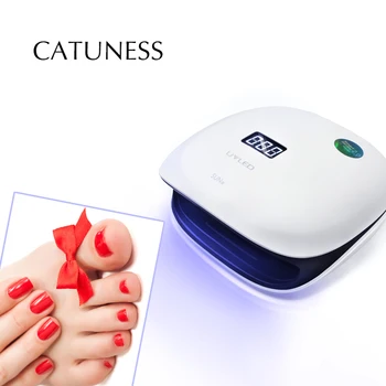 

CATUNESS Nail Dryer UV LED Lamps Smart Sensor Time Setting Machine for Curing UV Nail Gel for Curing Indicator Light