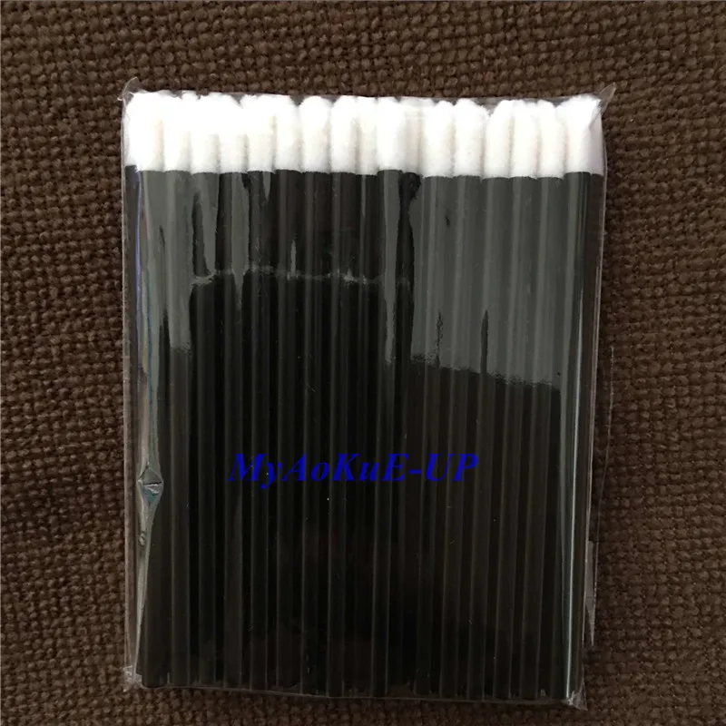 

200PCS Black Disposable Mini Makeup Lips Brushes Cleaning Lip Sticker Portable Wands Applicator Wholesale Brush Lipstick