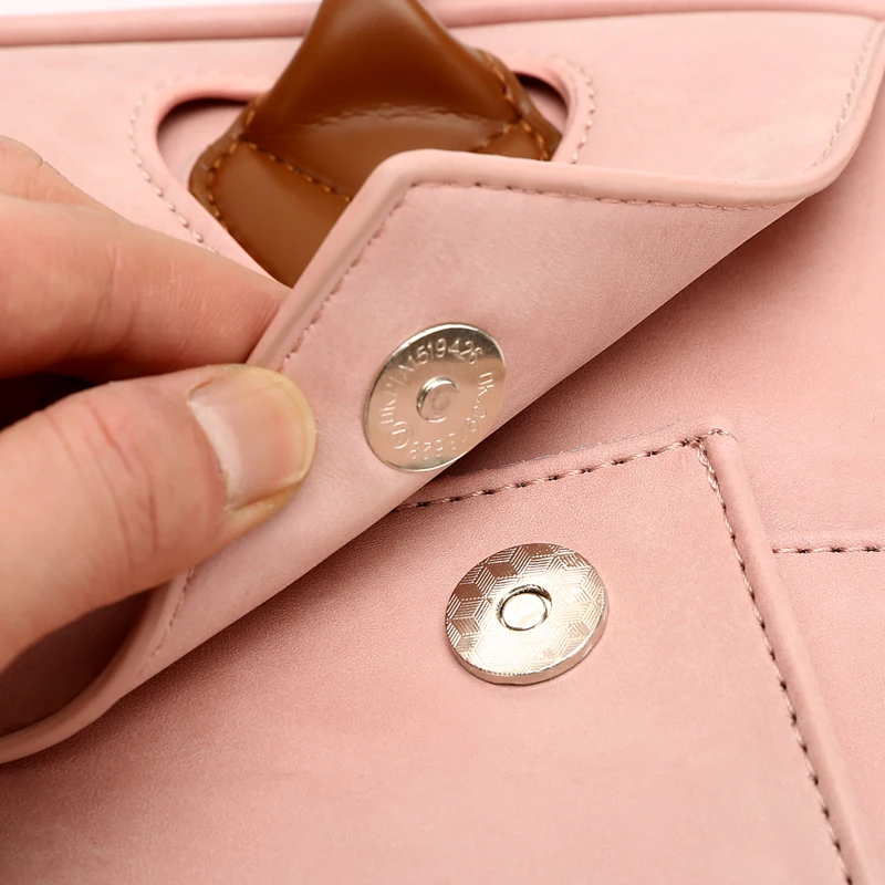 Goedkoop Vrouwen Lederen Designer Handtassen Dames Laptop Crossbody Tassen Vrouwelijke Messenger Voor Vrouw Schouder Meisjes Roze Tas Kantoor Werk Tas