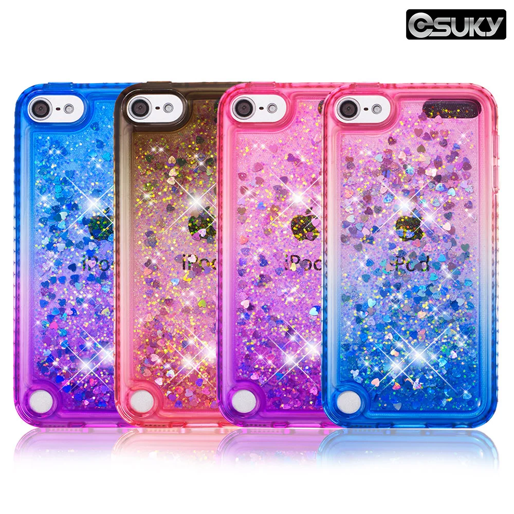 

Soft Fashion Quicksand Liquid Glitter Silicone Bling Phone Case for Samsung M40 30 20 10 A70 60 50 40 30 Note 9 Gradient Colors