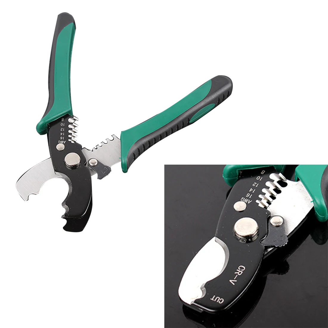 Ручные инструменты " провода инструмент для зачистки кабеля режущие ножницы, зачистка кусачки 1,6-4,0 мм Мульти инструмент с высоким содержанием углерода Сталь