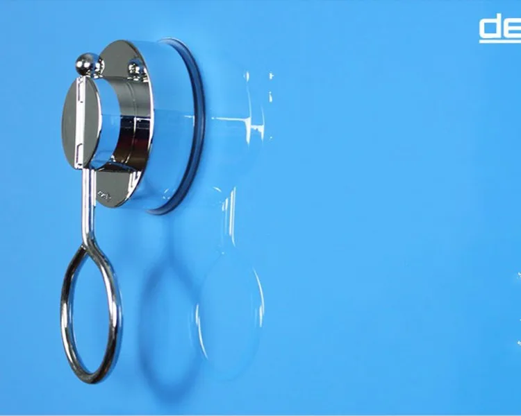 Vacuum Suction Cup Bathroom Rack Shower Curtain Rod Hanging Ring Dehub Rods Stand Srong Cornices Hanging Ring Silver Shower Curtain Rod Curtain Rods Ringscurtain Hanging Ring Aliexpress