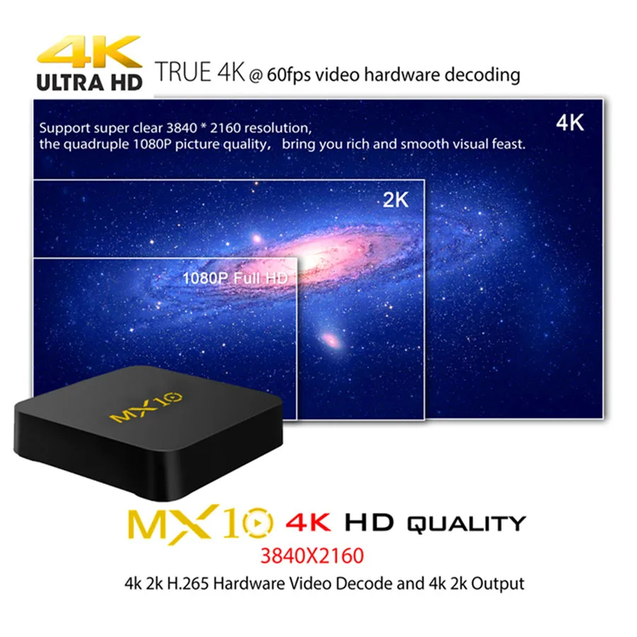 Q) MX 10 tv BOX Android 9,0 mx10 4 Гб DDR4 32 ГБ/64 Гб RK3328 четырехъядерный KD18.0 4K 2,4 ГГц wifi USB 3,0