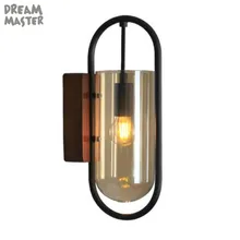 Oak wood led wall lights bedside wall lamp bedroom wall light sconce for kitchen restaurant modern wall lamp Nordic LED sconces black round modern led wall lights for home children bedroom led beside lamp wall sconces appliques murales aplik lamba