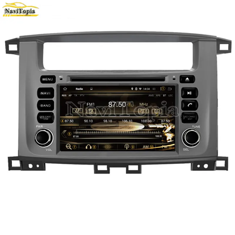 Sale NAVITOPIA 4G RAM 64G ROM PX6 Six Core Android 9.0 Car DVD GPS for Toyota Land Cruiser 100 1998-2007 LC100 for Lexus LX 470 10 Sale NAVITOPIA 4G RAM 64G ROM PX6 Six Core Android 9.0 Car DVD GPS for Toyota Land Cruiser 100 1998-2007 LC100 for Lexus LX 470 10