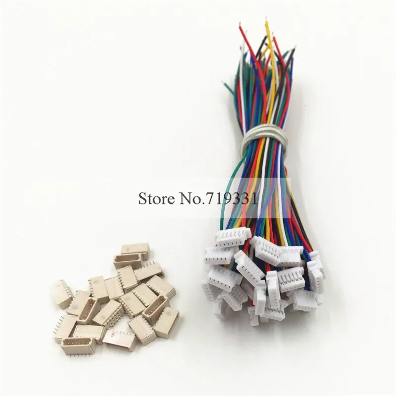 

Micro JST SH 1.0mm 6-Pin Female Connector with Wire and Male Connector x 10 sets