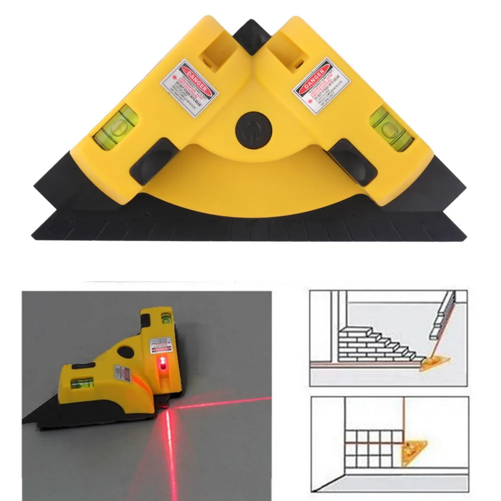 New Vertical Horizontal Measurer Laser Line Projection Square Level Right 90 Degree Brand New