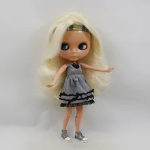 Фабрика blyth кукла 230BL340 шарнир тела загар кожи крем Белый Блонд Волосы bjd 30 см 1/6