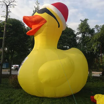 

Free shipment 2.5m height giant inflatable promotion duck