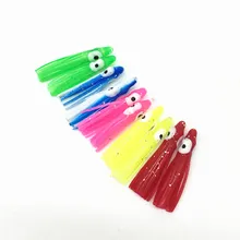 10Pcs Fishing Octopus Bait 3CM Threads Skirts Trolling Sea Fishing Squid Skirt Jig lure Rubber Baits Octopus Gentle Lures