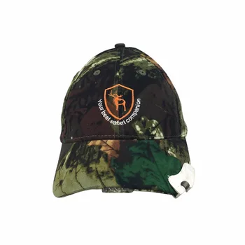 

Tourbon Top Quality Tactical Camo Hunting Fishing Hat with 5 LED Lights Cotton Beanies Cap Outdoor Night Headgear for Men Women