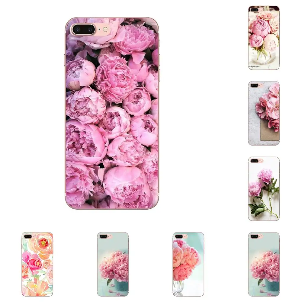 

Hot Selling Fashion Design For Sony Xperia Z Z1 Z2 Z3 Z4 Z5 compact Mini M2 M4 M5 T3 E3 E5 XA XA1 XZ Premium Flower Pink Peonies