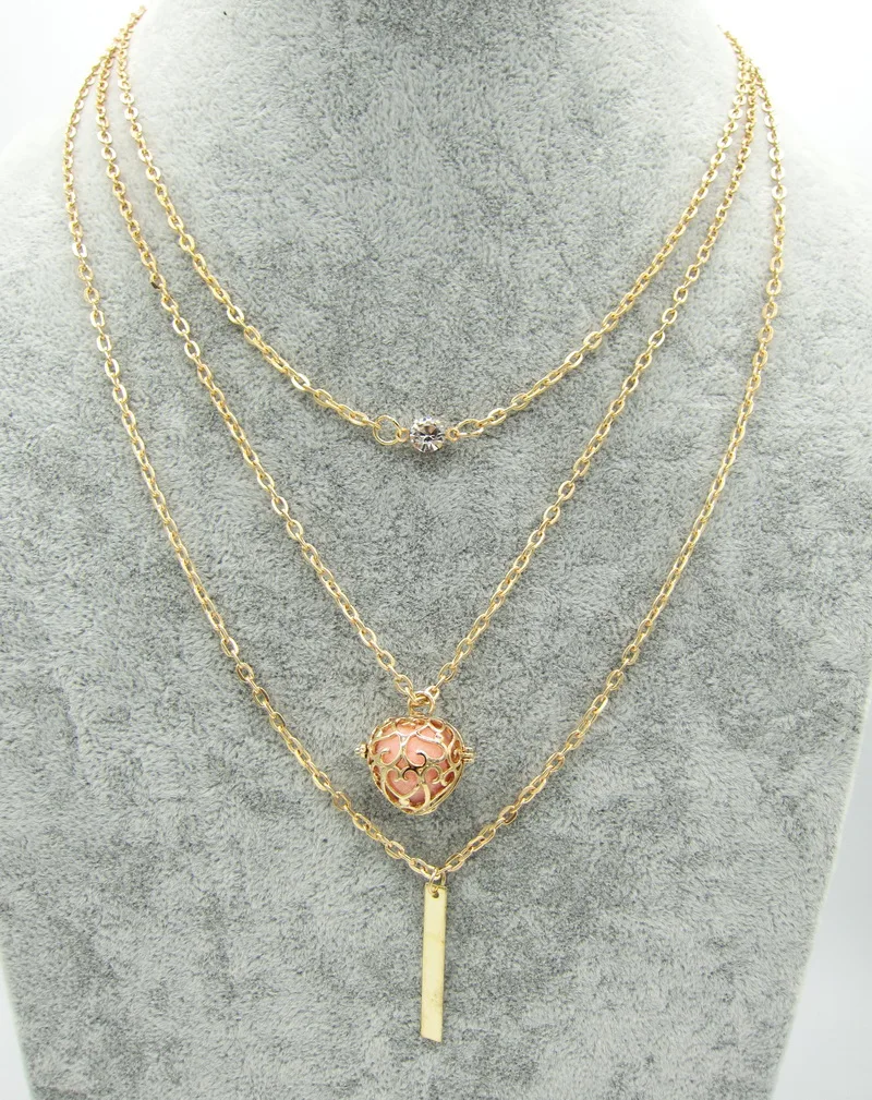 Trendy Three Layered Chains with Stick 