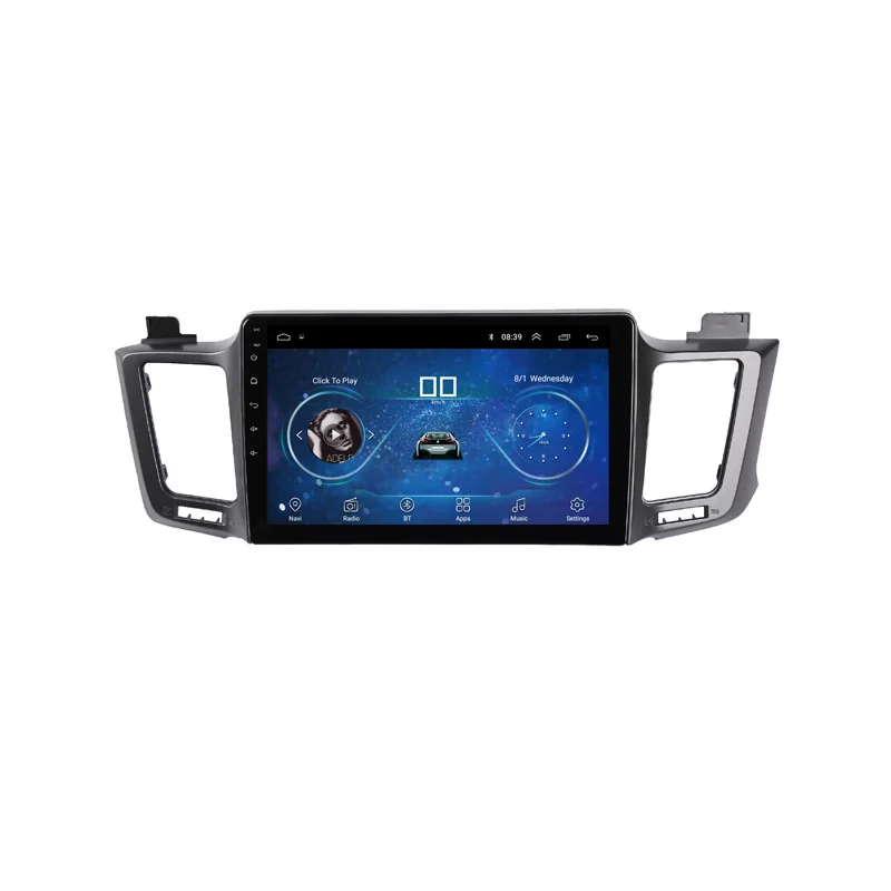 

10" 2.5D IPS Android 8.1 Car DVD GPS radio stereo navigation For Toyota RAV4 2013 2014 2015 audio car Multimedia Player