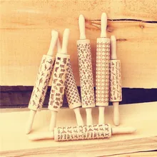 beech Wooden rolling pin, pattern Embossing Rolling Pin, Engraved rolling pin with cats for embossed cookies, Housewarming gift
