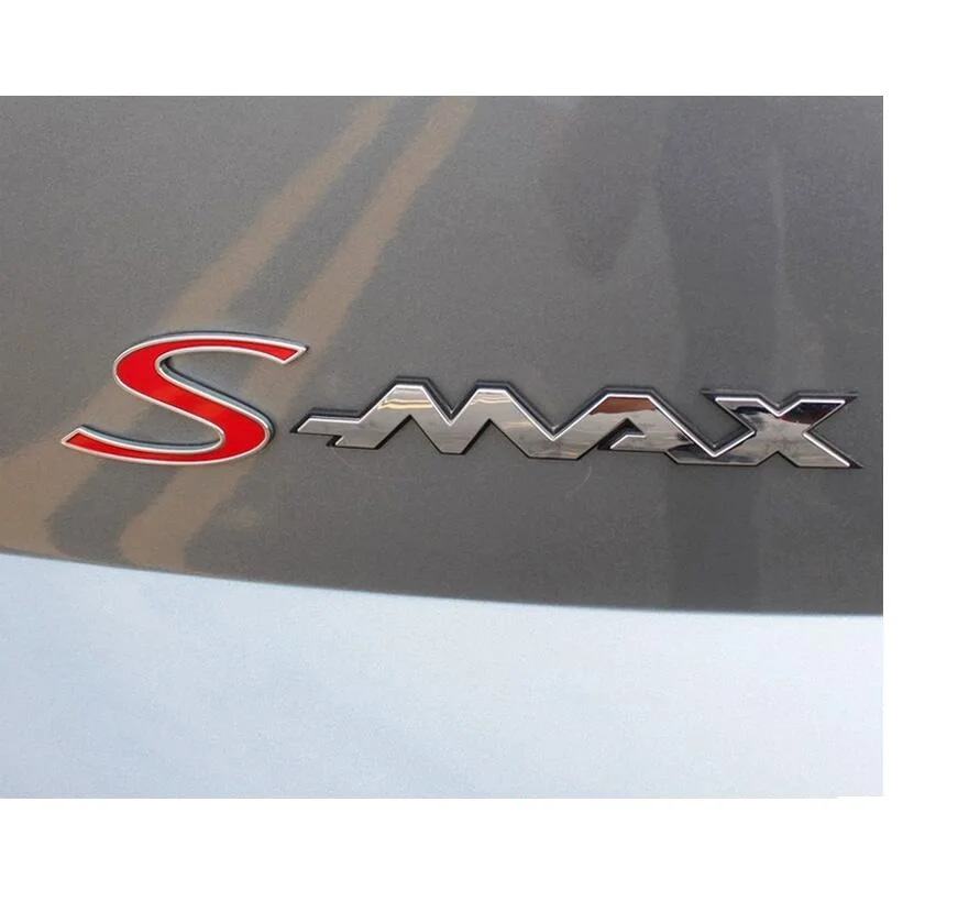 S Max Chrome Abs Car Trunk Rear Number Letters Badge Emblem Decal Sticker For Ford S Max Badge Emblem Rear Emblemford Emblem Rear Aliexpress