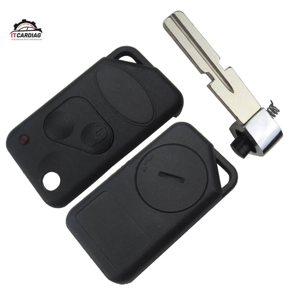 

Replacement Shell Folding Remote Key Case Fob 2 Buttons for Old LandRover Freelander RangeRover Discovery 1995+