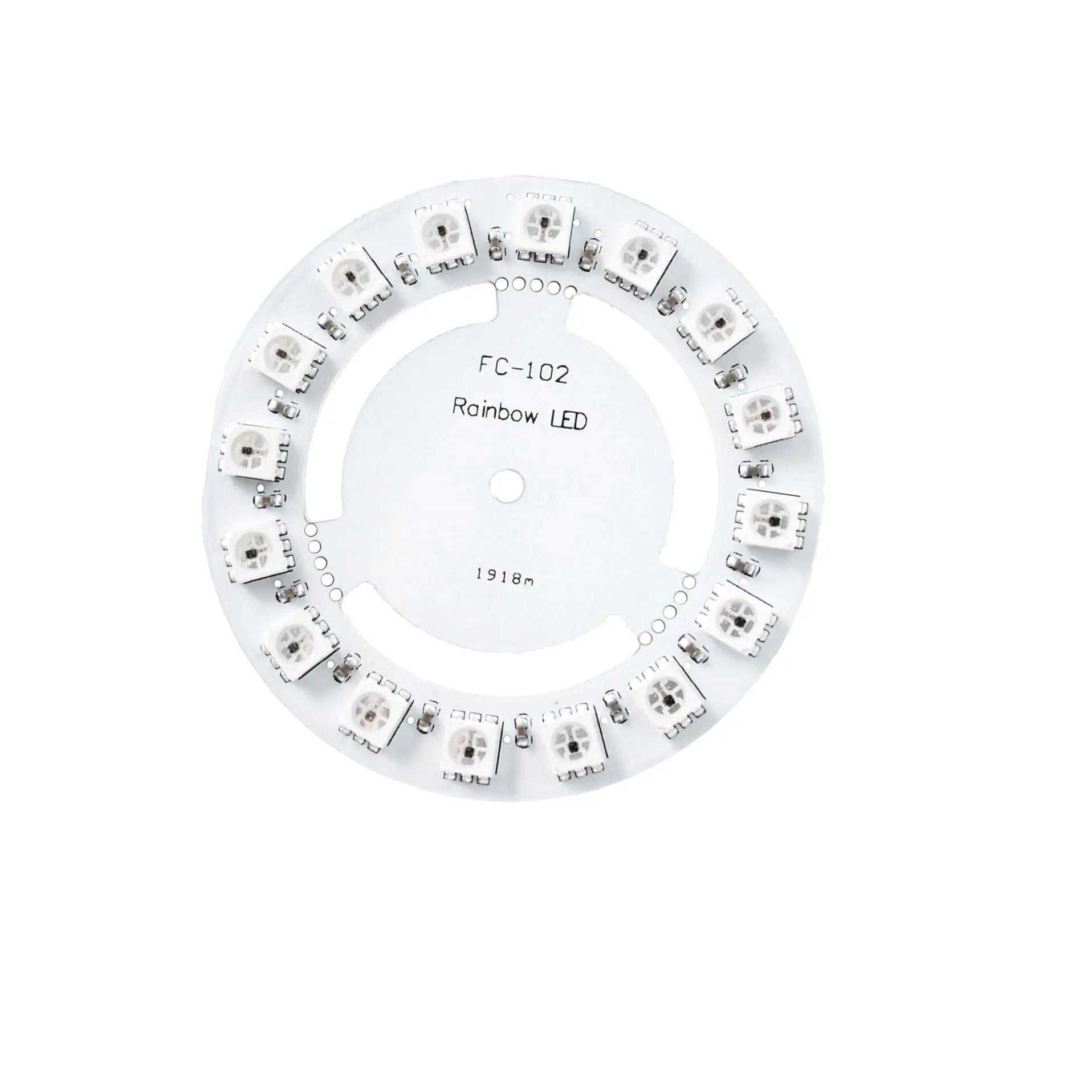 WS2811 5050 RGB светодиодный модуль лампы Панель круглый 16-бит 60 мм 5V Радуга точное |