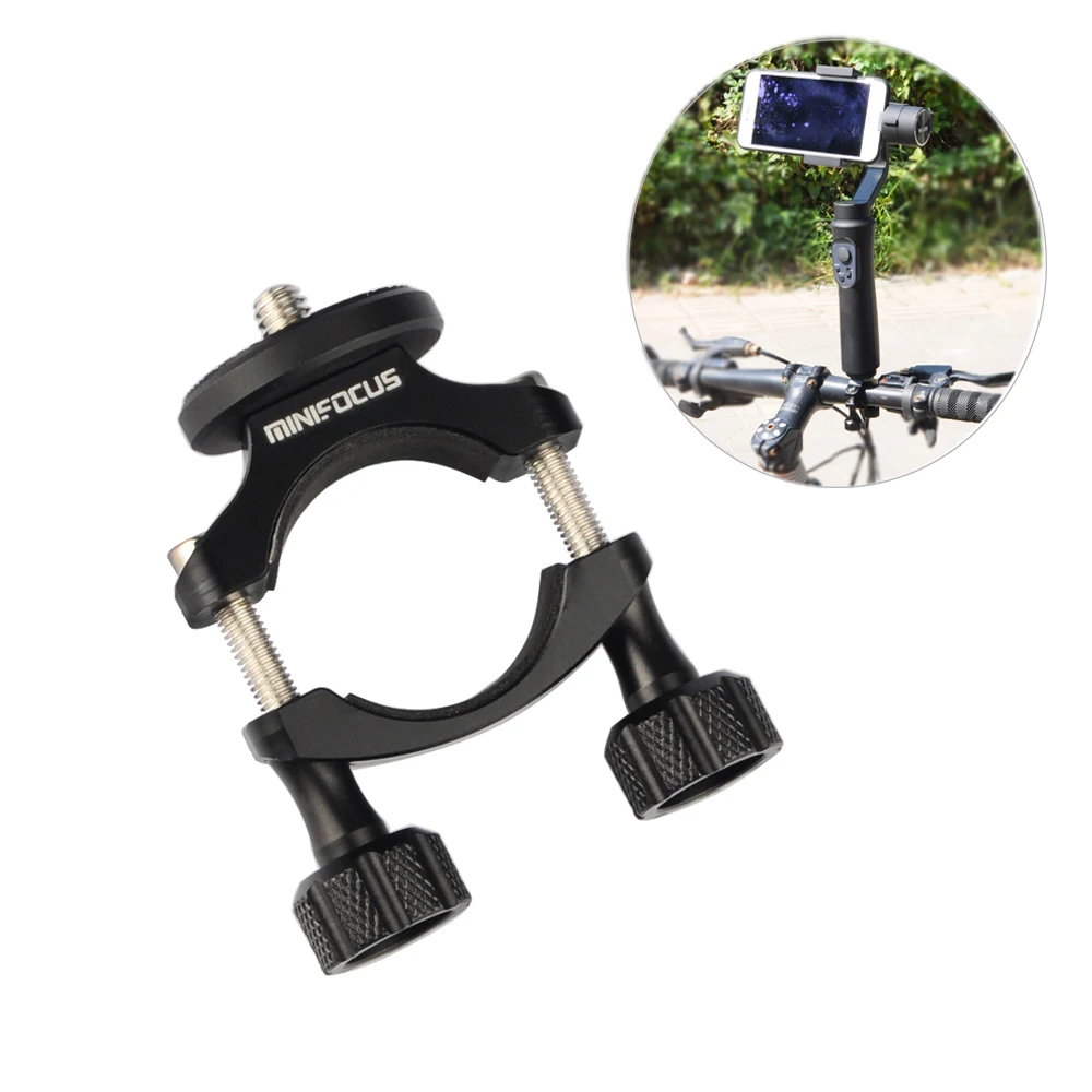 

MINIFOCUS Bike Bracket Bicycle Mount Holder Clip Clamp for DJI OSMO Mobile 2 Handheld Gimbal Stabilizer Smooth 4 3 Q