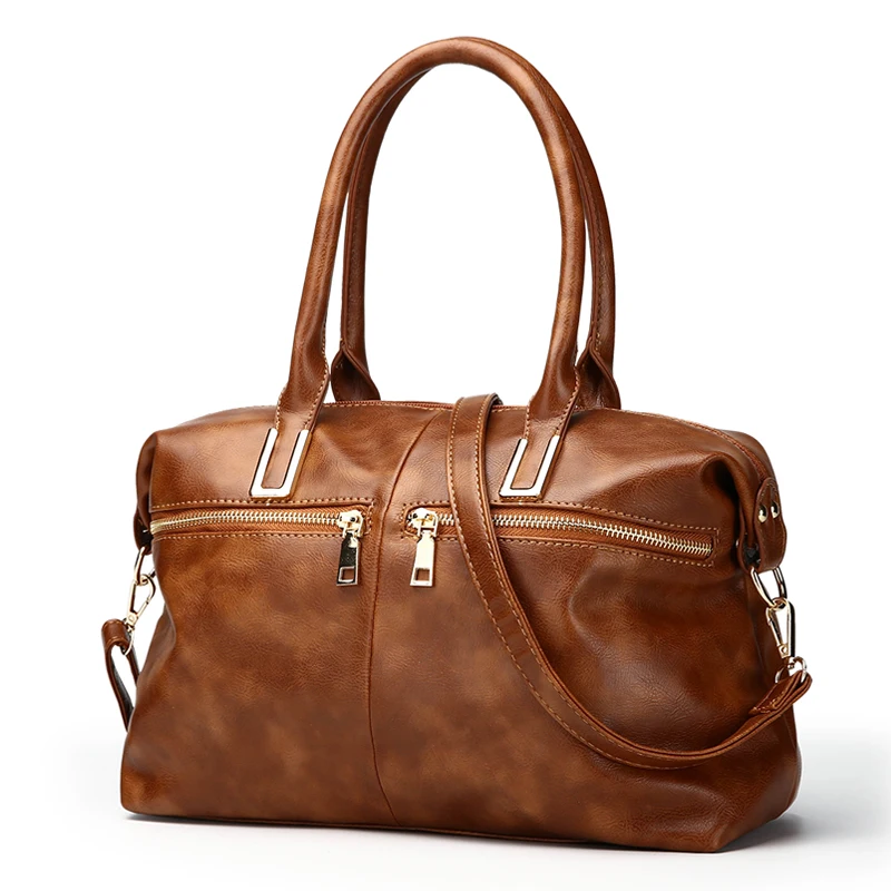 Sa Vintage Pu Leather Women Handbag Shoulder Bag Luxury Handbags Sa Vintage Pu Leather Women Handbag Shoulder Bag Luxury Handbags Bags Designer Large Bonton Las Tote Sac In Top Handle From Luggage