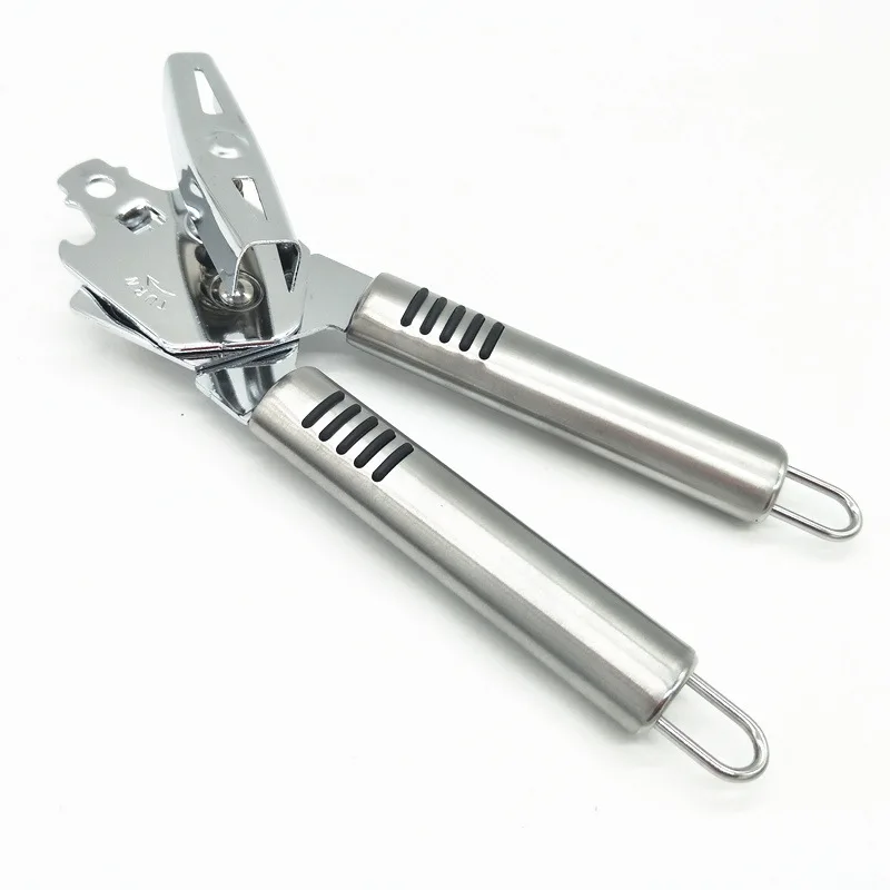 

Stainless Steel Cans Opener Professional Ergonomic Manual Can Opener Side Cut Manual Can Opener Bottle Opener