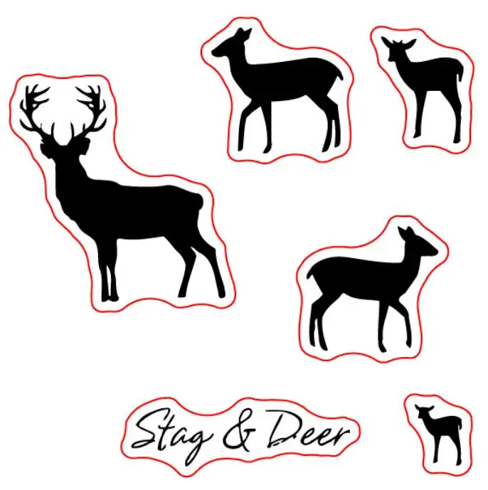 

Deer Transparent Clear Stamps / Silicone Seals for DIY scrapbooking photo album/Card Making 1615