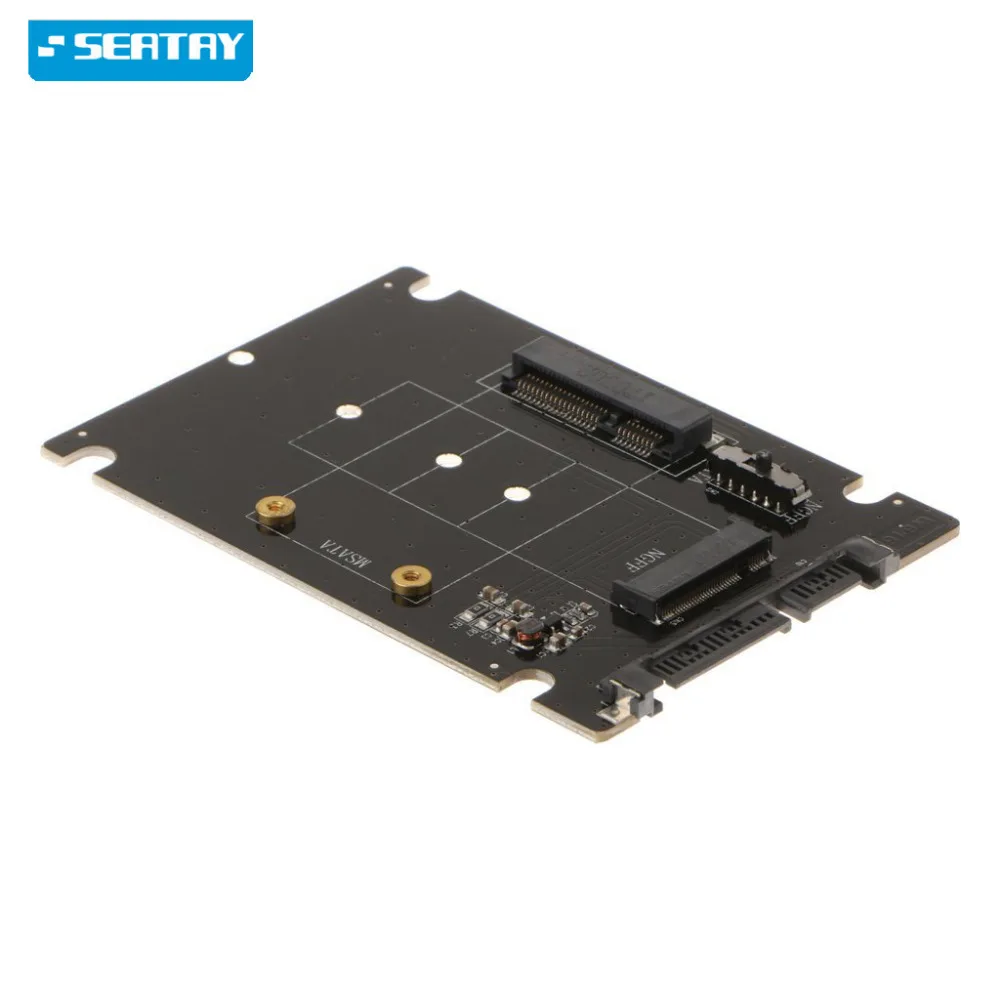 All 2 in 1 mSATA to SATA NGFF(M.2) to SATA3 Converter/Adapter Support mSATA/M.2 NGFF SSD solid state disk drive for PC Computer All 2 in 1 mSATA to SATA NGFF(M.2) to SATA3 Converter/Adapter Support mSATA/M.2 NGFF SSD solid state disk drive for PC Computer