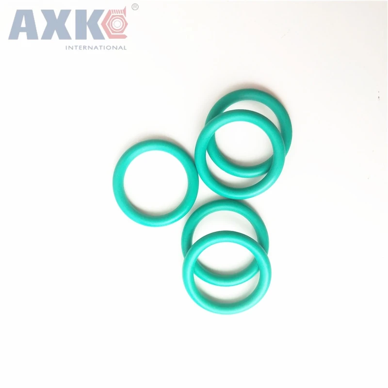 AXK 50 шт 7 5 мм * 3 2 Viton уплотнительное кольцо dichtung зеленая Прокладка части