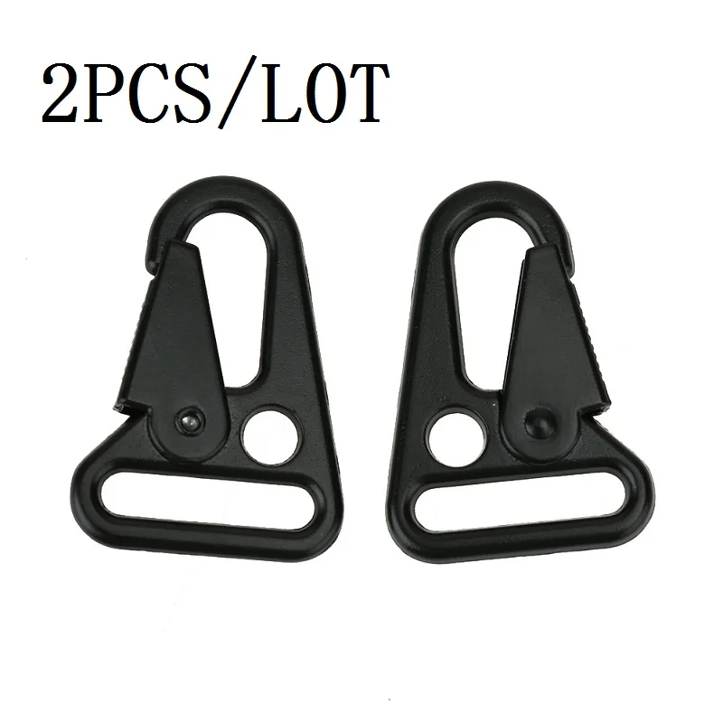 5Pcs/set Spring Lock Carabiners Snap Hook Hanger Locking Clips Keychain Camp cn 