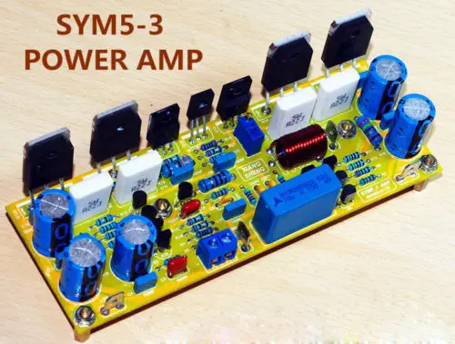 HI FI DIY моно Классическая Symasym5 3 Дискретная Плата усилителя мощности 100 Вт AMP