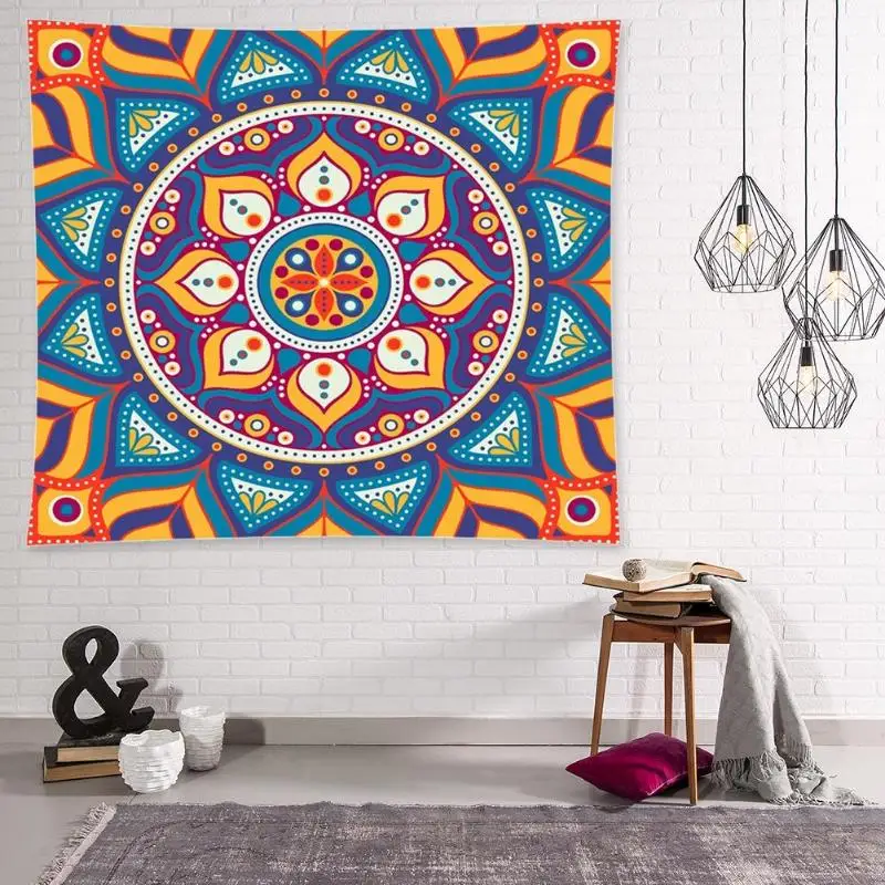 <+> Мандала Гобелен Висит на стене Одеяло Boho Beach Коврик для йоги Home Art Carpet 36 ✔