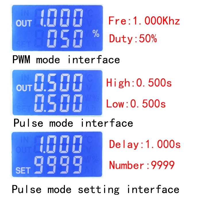 ZK-PP2K PWM DC 3,3~ 30V 12V 24V регулятор скорости двигателя 8A 150W регулируемый светодиодный регулятор частоты импульса