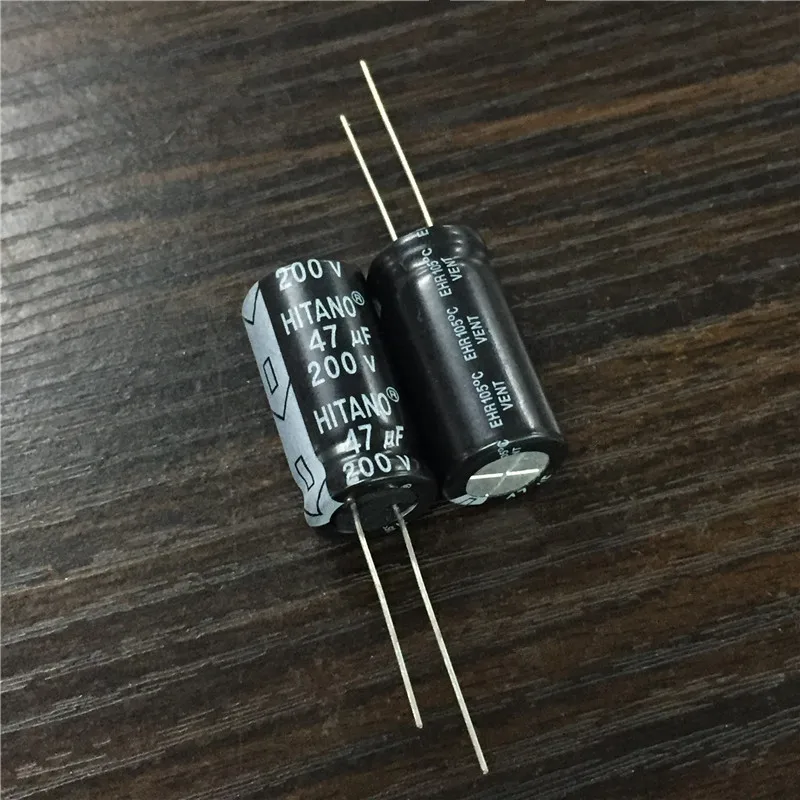 

5pcs/50pcs 47uF 200V HITANO EHR 12.5x25mm High Quality 200V 47uF Aluminum Electrolytic capacitors