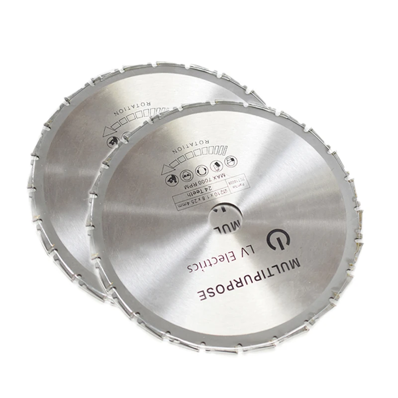 1pcs 210mm Wood Cutting Metal Circular Saw Blades 24T for Tiles Ceramic Wood Aluminum Disc Diamond Cutting Blades