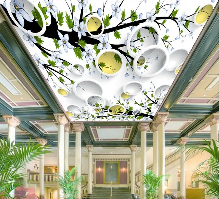 

customwallpaper for walls 3 d ceiling wallpaper Color carved flowers flower vine 3d ceiling photo wall mural luxury wallpaper