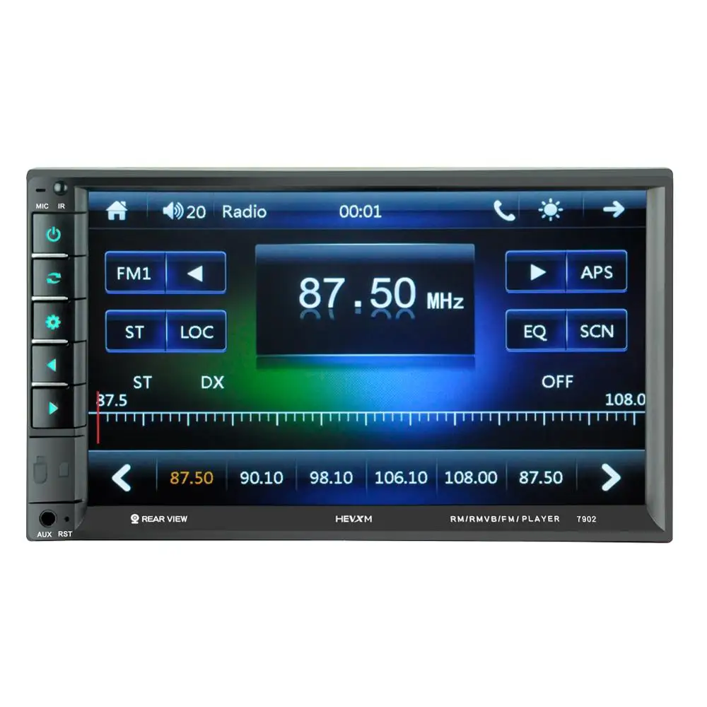 Автомагнитола стерео система с 7 &quotсенсорным экраном Bluetooth 12 В 2 Din FM ISO Power Aux SD USB|MP4