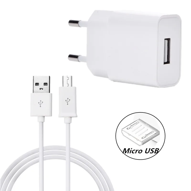 Быстрое зарядное устройство с европейской вилкой или кабель Micro USB для Samsung J4 J6 Plus