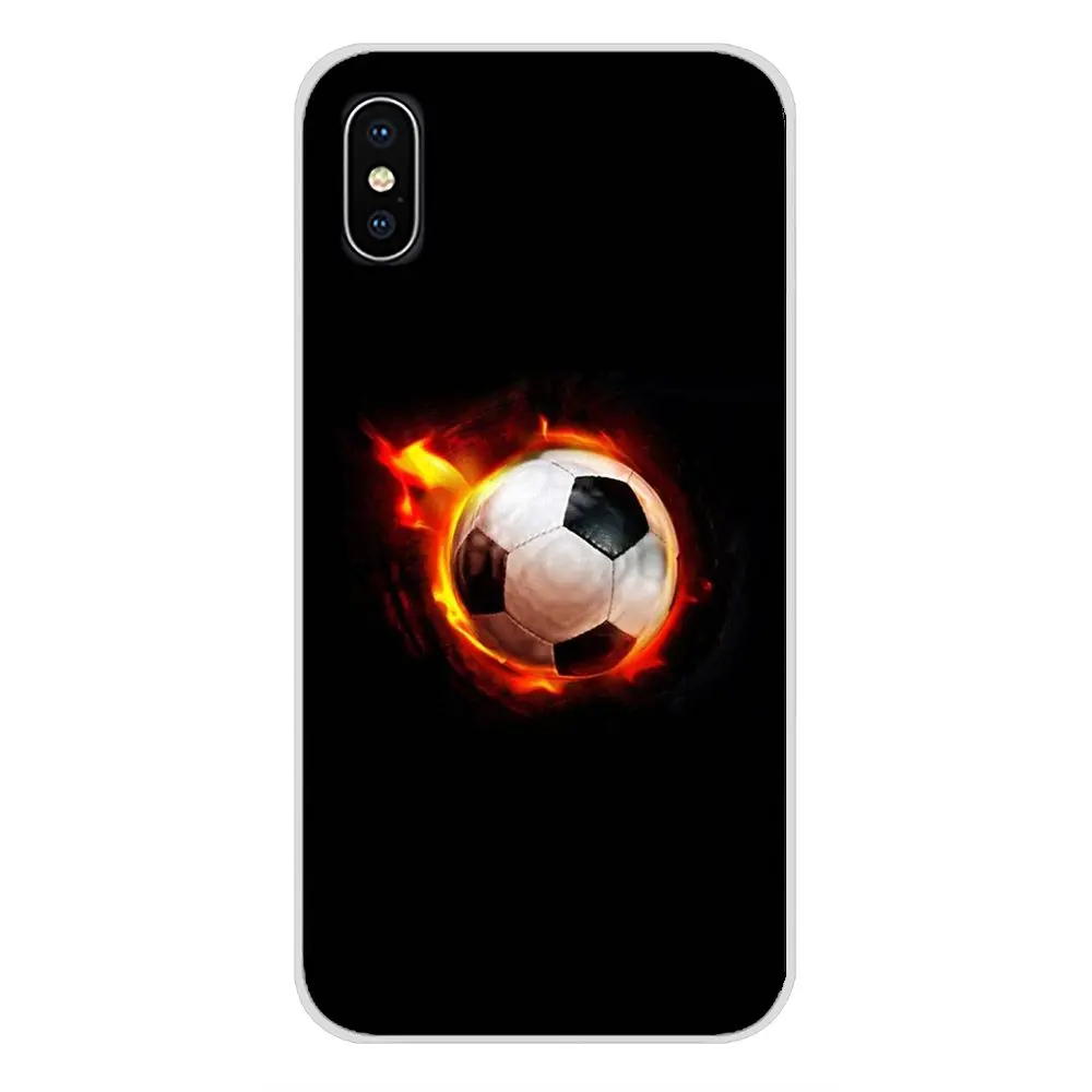 Футбольный мяч Fire Football для Xiaomi Redmi Note 6A MI8 Pro S2 A2 Lite Se MIx 1 Max 2 3 Oneplus 6T Чехлы мобильных