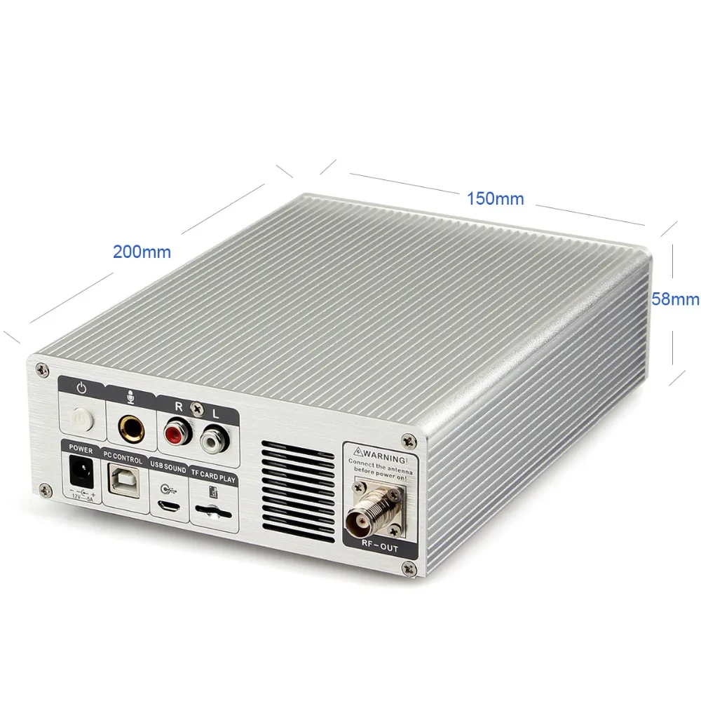 Fm передатчик Retekess TR505 25 Вт дальность передачи регулируемая мощность для приводов