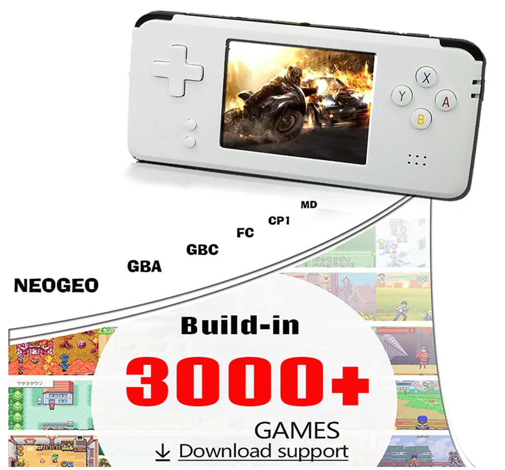 Coolbaby RS 97 ретро портативные игровые консоли Портативный мини видео игры игроки MP4