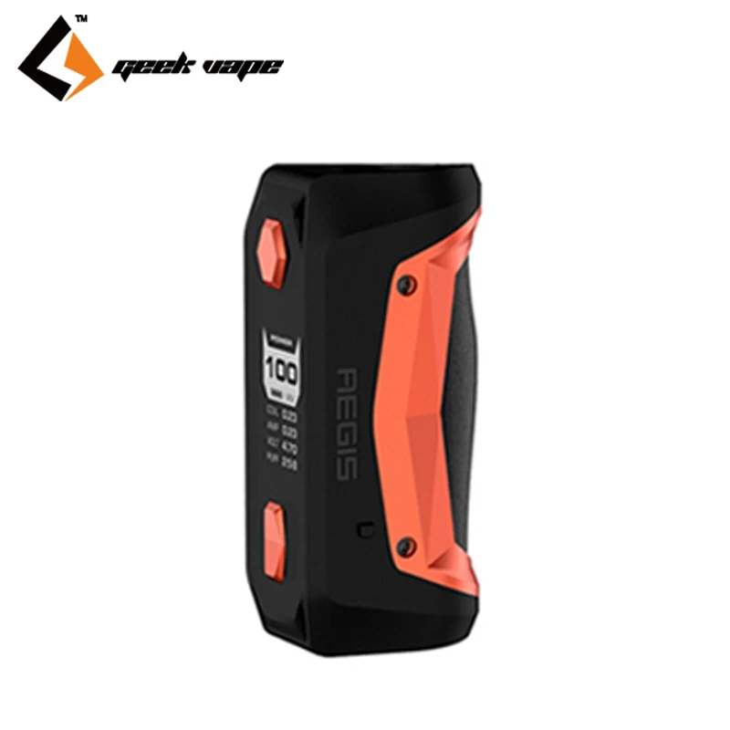 orange GeekVape Aegis Solo mod Водонепроницаемая электронная сигарета подходит Cerberus Subohm Tank Tengu RDA от одного 18650 VS aegis mini Mod - Цвет: orange