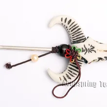 Ручка из кости коровы нож для чайной церемонии для приставания Чай пуэр торт, чайные иглы и резаки, принадлежность для чая, ремесла и искусства для сбора, чайная посуда