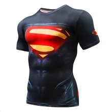 

2018 t-shirt Superman/Batman/spider man/captain America /Hulk/Iron Man / t shirt men fitness shirts men t shirts