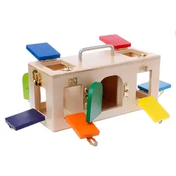 Красочные блокировки коробки Дети образования Дошкольное обучение игрушки Прямая поставка